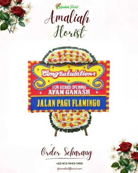 Sewa Papan Bunga Kampung Kelor
